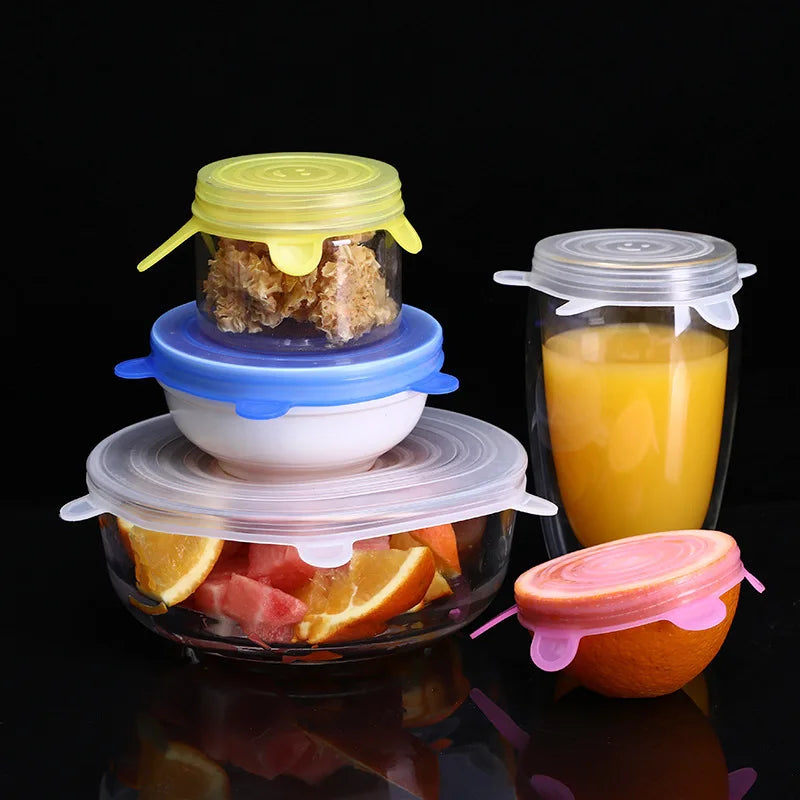 Tampa de Silicone Universal -PratikTampa- Matenha seus Alimentos Saudáveis por mais tempo.