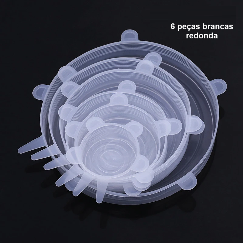 Tampa de Silicone Universal -PratikTampa- Matenha seus Alimentos Saudáveis por mais tempo.