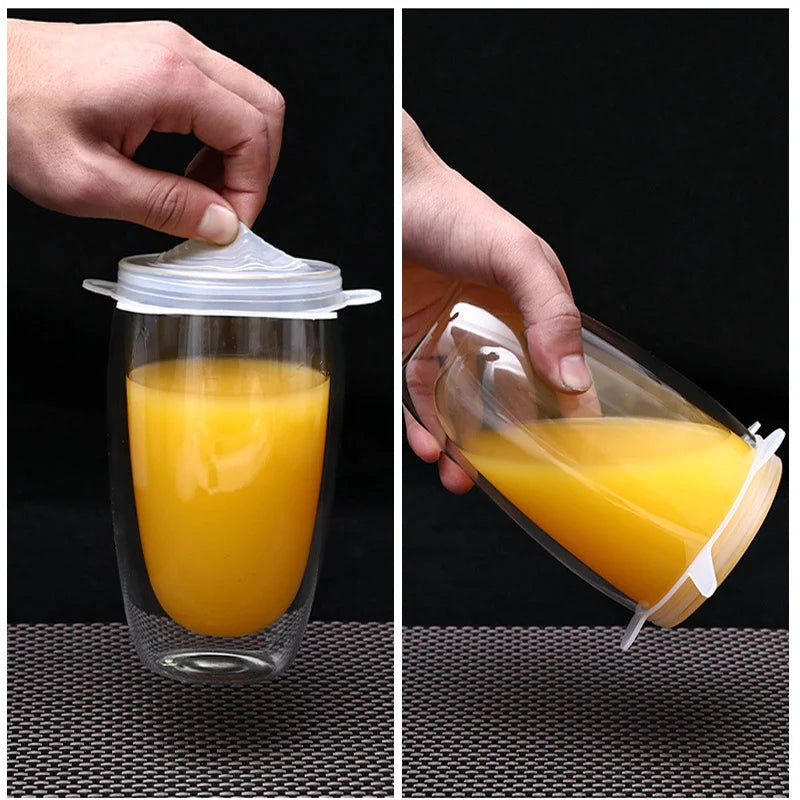 Tampa de Silicone Universal -PratikTampa- Matenha seus Alimentos Saudáveis por mais tempo.