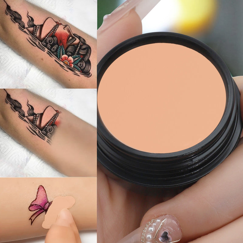 Creme Corretivo de Cobertura Total QIC – Esconde Manchas, Cicatrizes e Até Tatuagens!